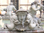Piazza Navona - fountain detail