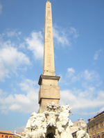 Piazza Navona - the obelisk